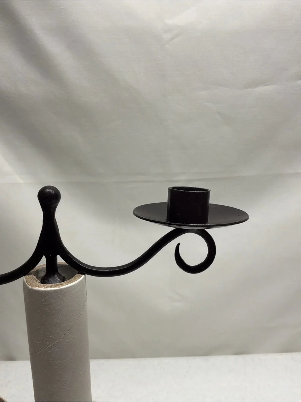 Bringier McConnell Scroll Metal Double Candle Wine Topper
